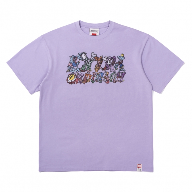 COLLAGE TEE   VIOLET
