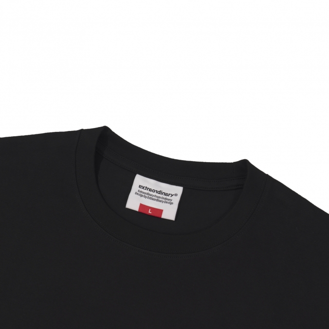 NO1 NUMERO TEE  BLACK