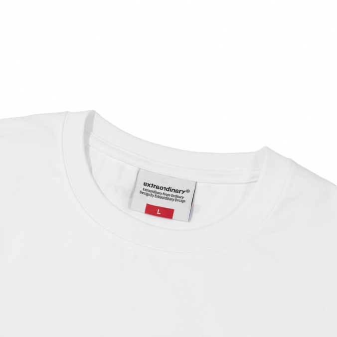 NO1 NUMERO TEE  WHITE