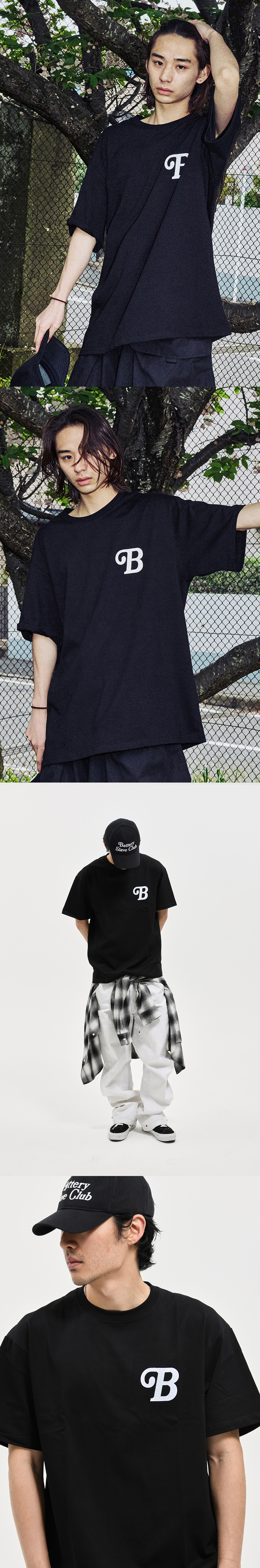 B.S.C SYMBOL TEE  BLACK