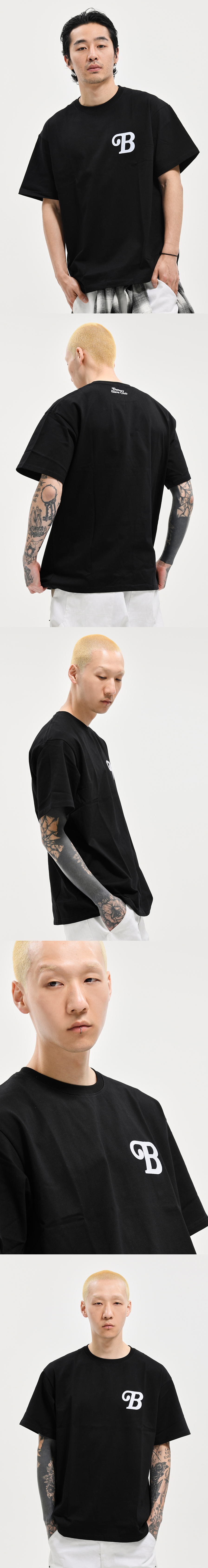 B.S.C SYMBOL TEE  BLACK
