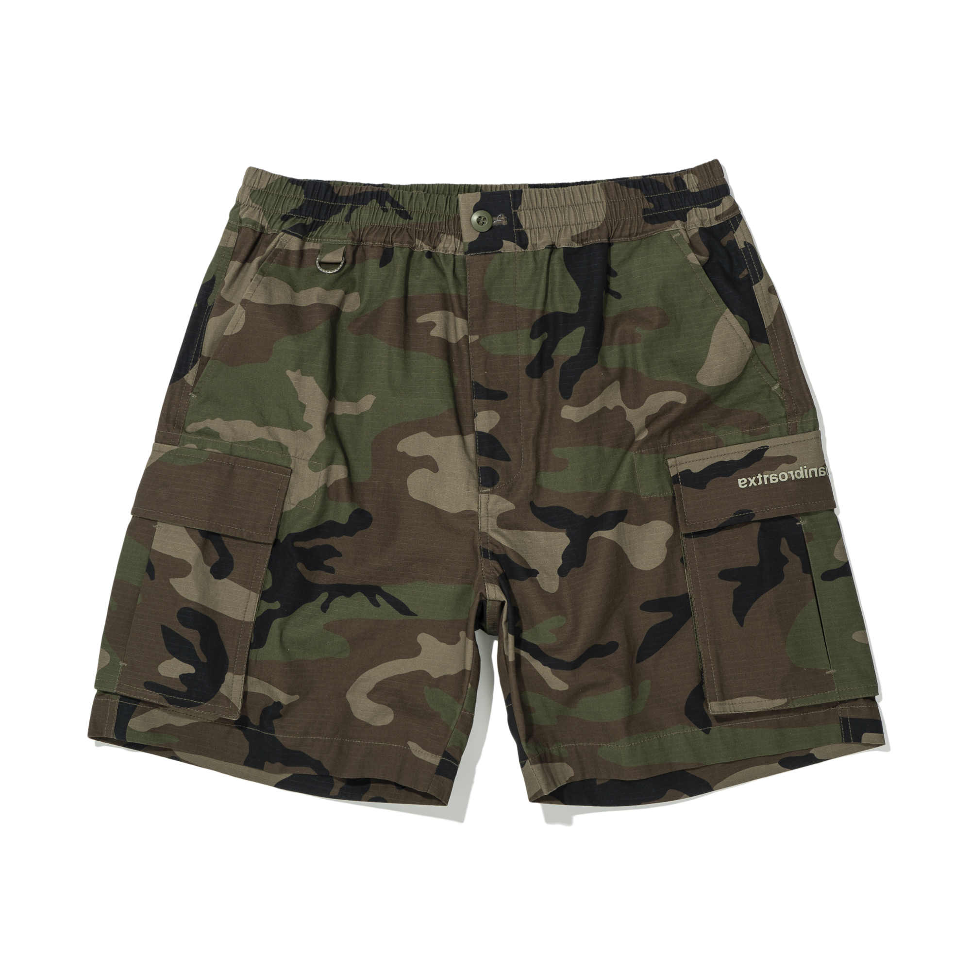 CAMO CARGO RIPSTOP SHORTS  WOODLAND CAMO