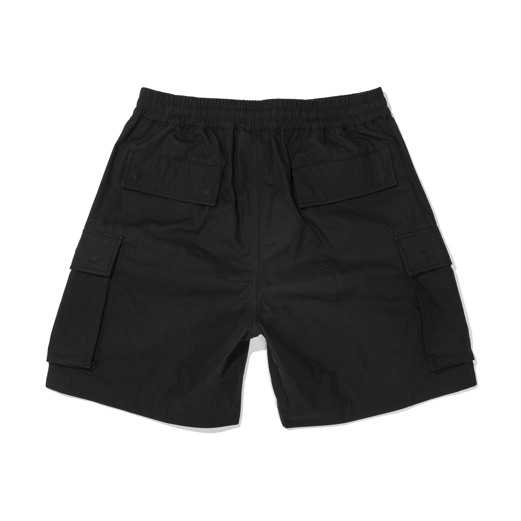 SOLID CARGO RIPSTOP SHORTS  BLACK