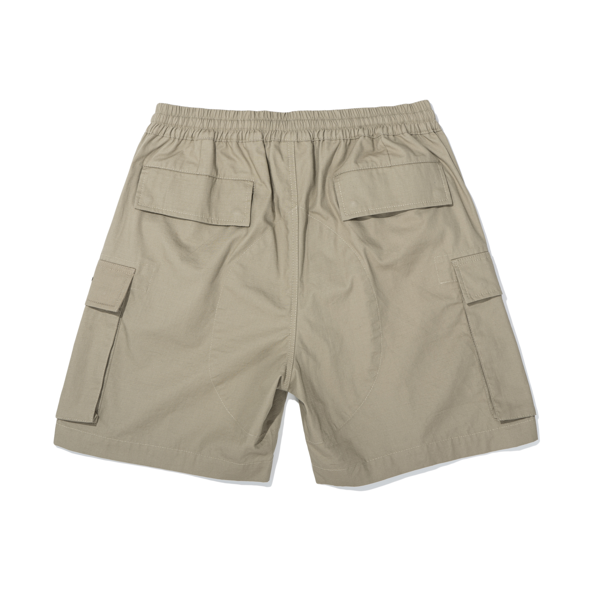 SOLID CARGO RIPSTOP SHORTS  BEIGE