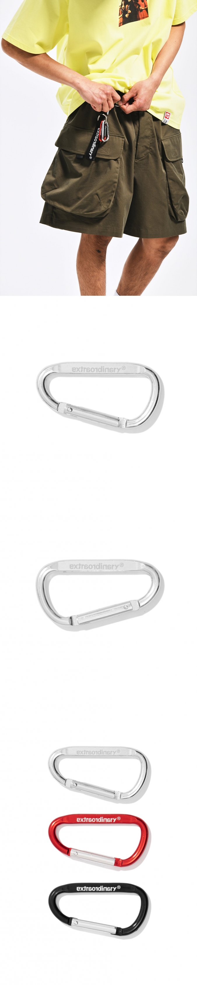 EX CARABINER   SILVER