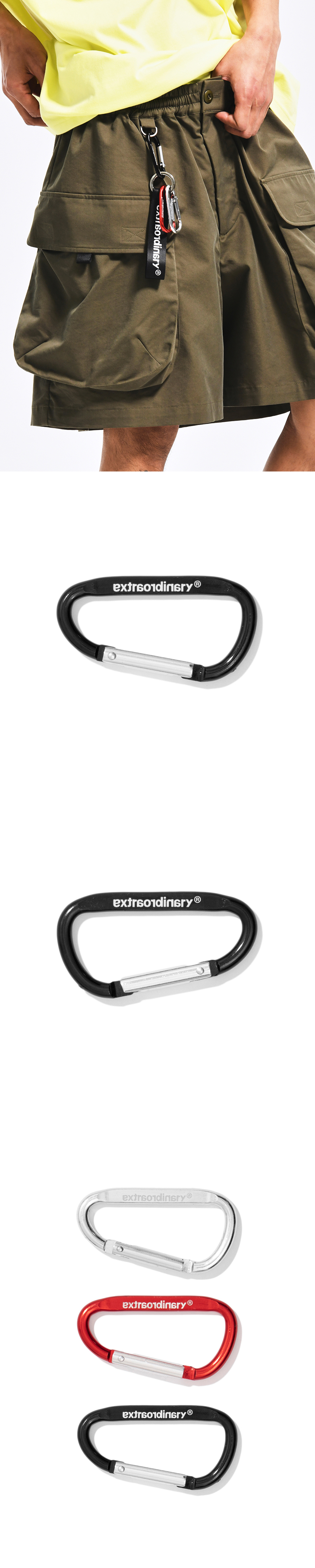 EX CARABINER   BLACK