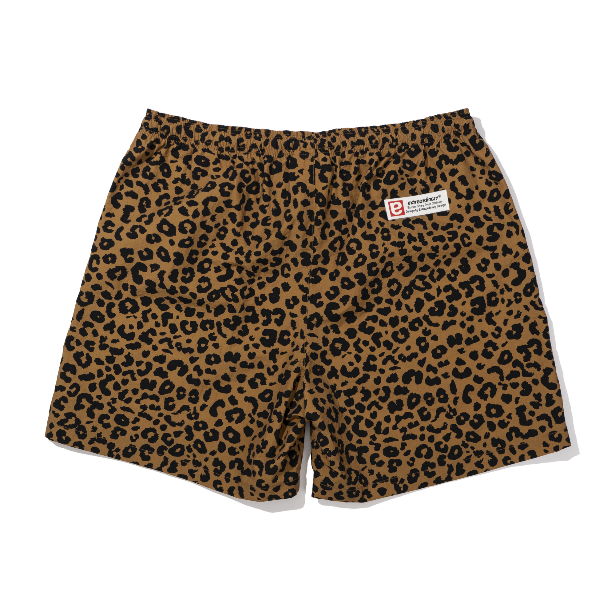 LEOPARD SHORTS   D/BEIGE