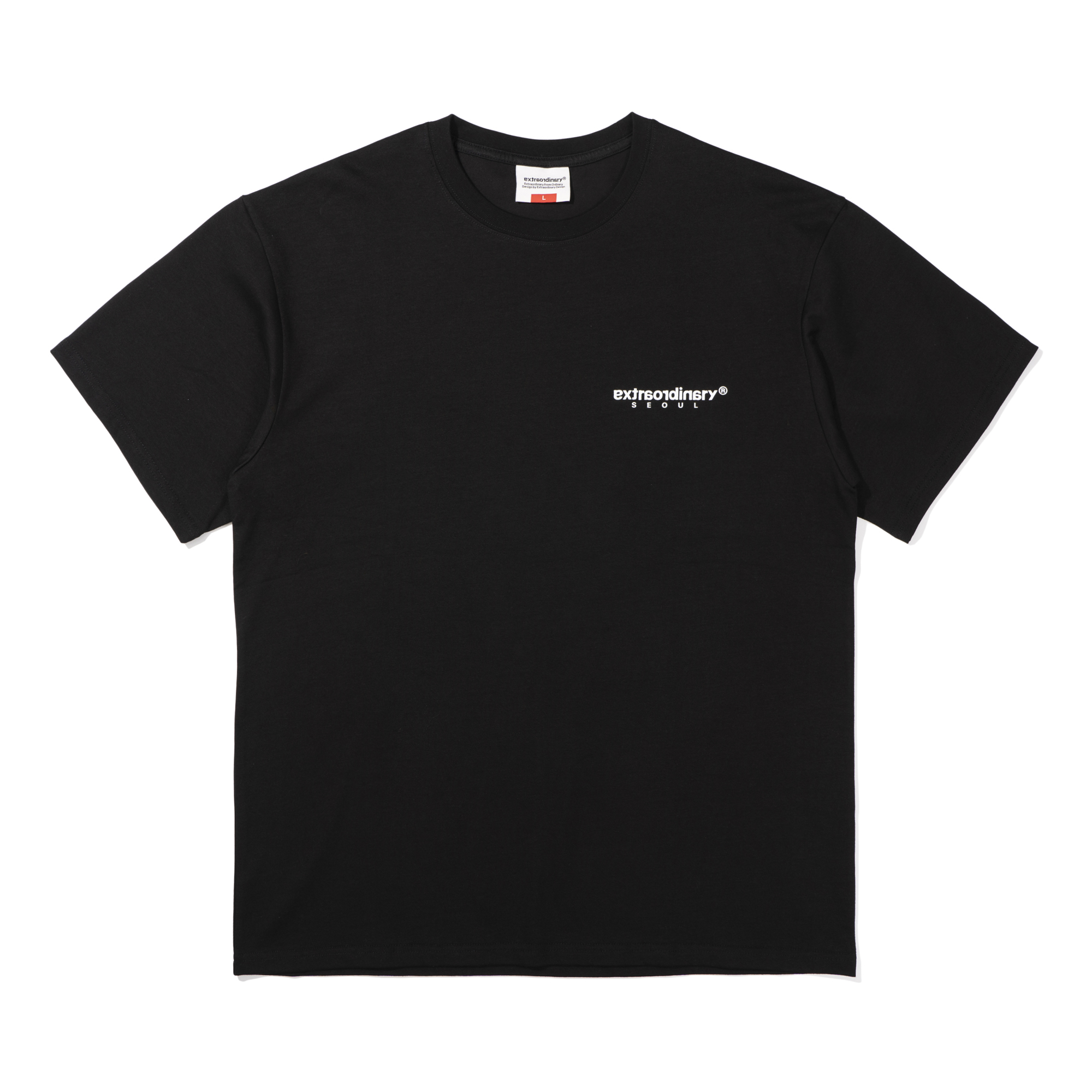 BASIC SMALL LOGO TEE   BLACK