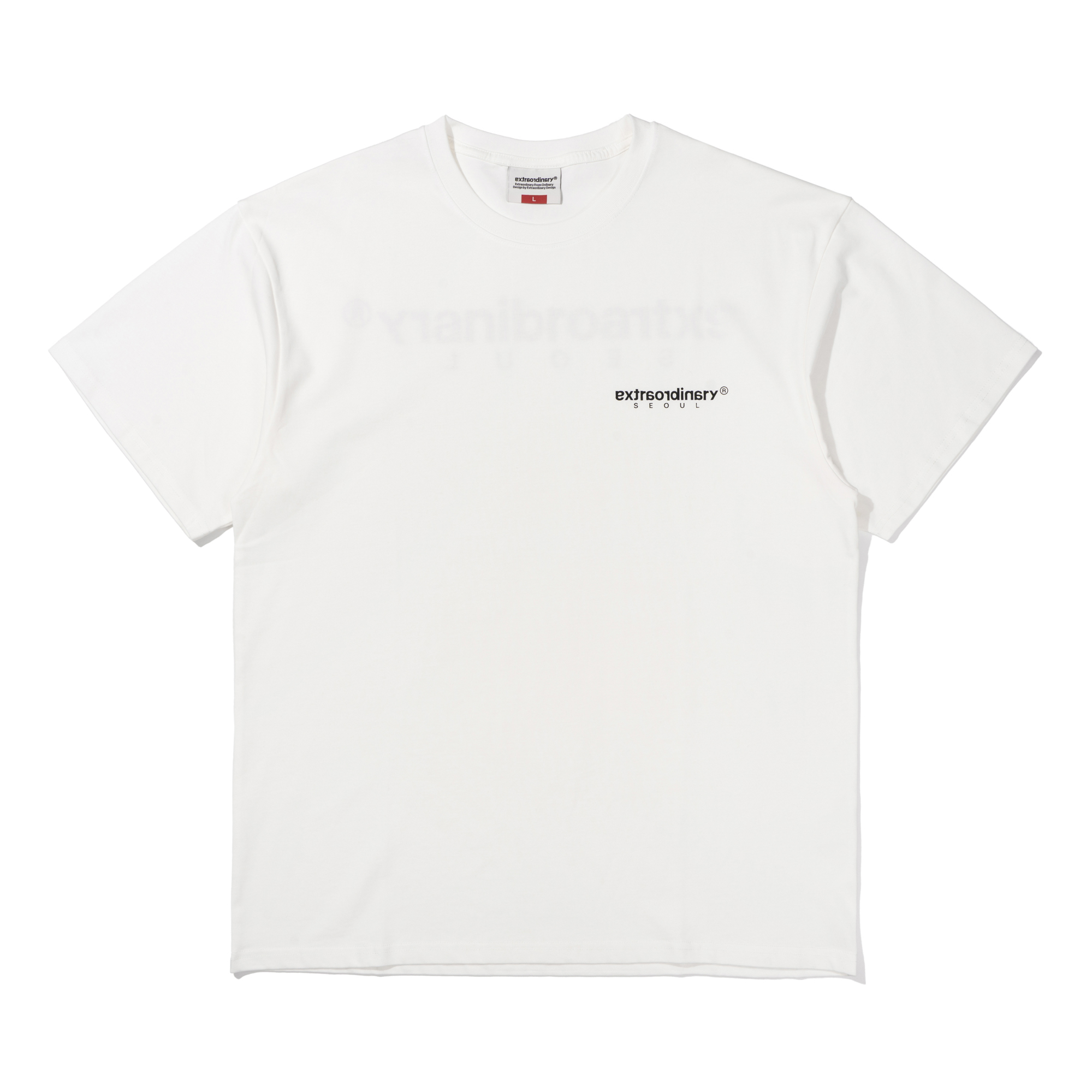 BASIC SMALL LOGO TEE   WHITE