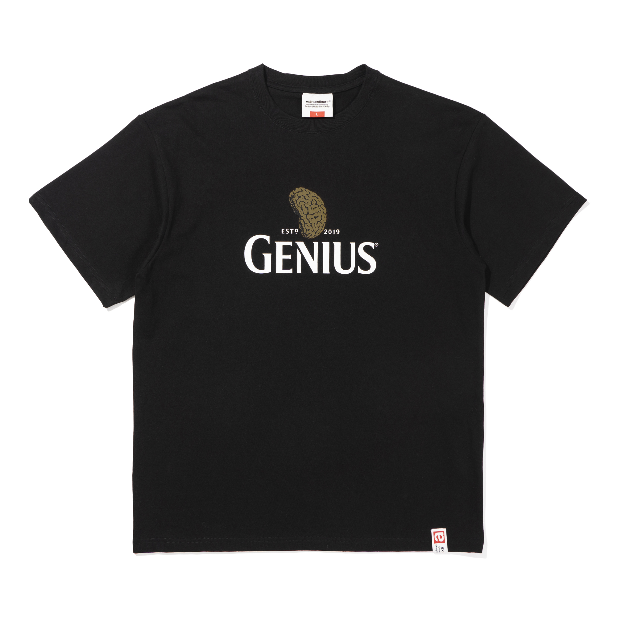 GENIUS TEE   BLACK