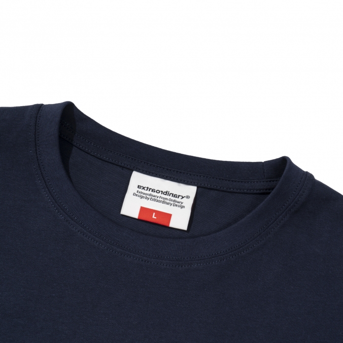 EX VINTAGE LOGO TEE   NAVY
