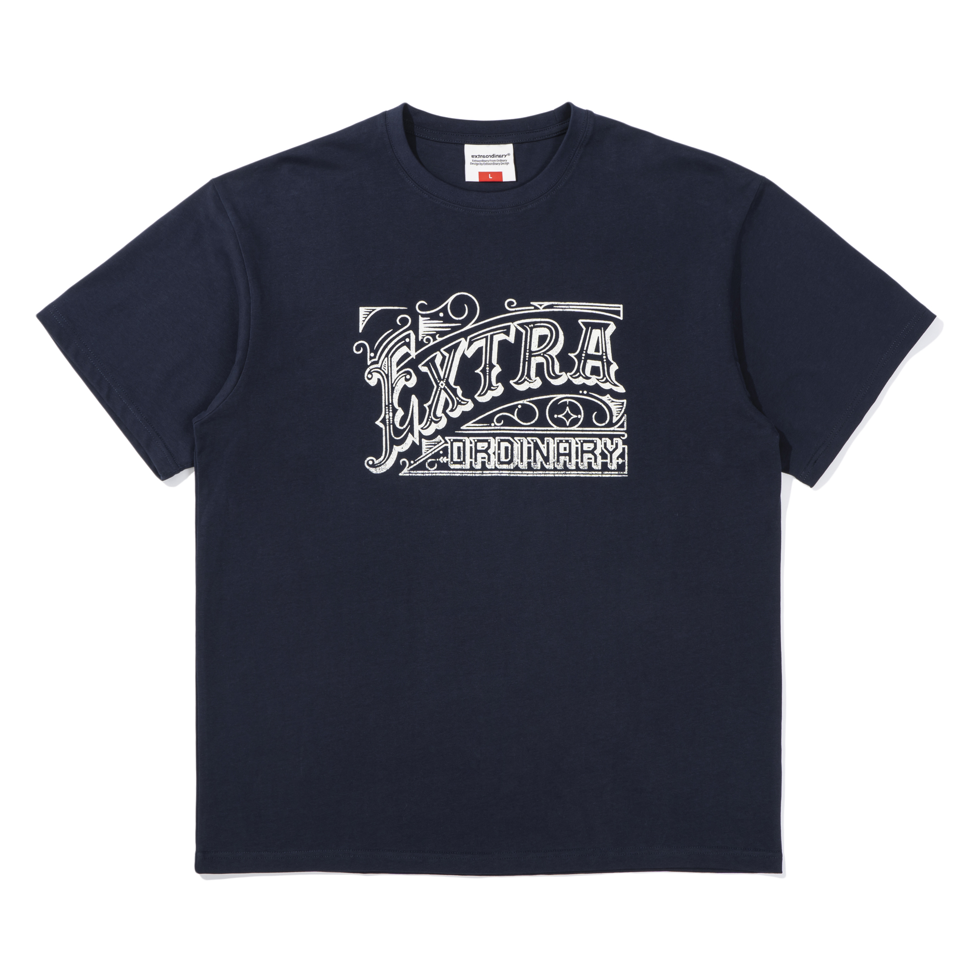 EX VINTAGE LOGO TEE   NAVY