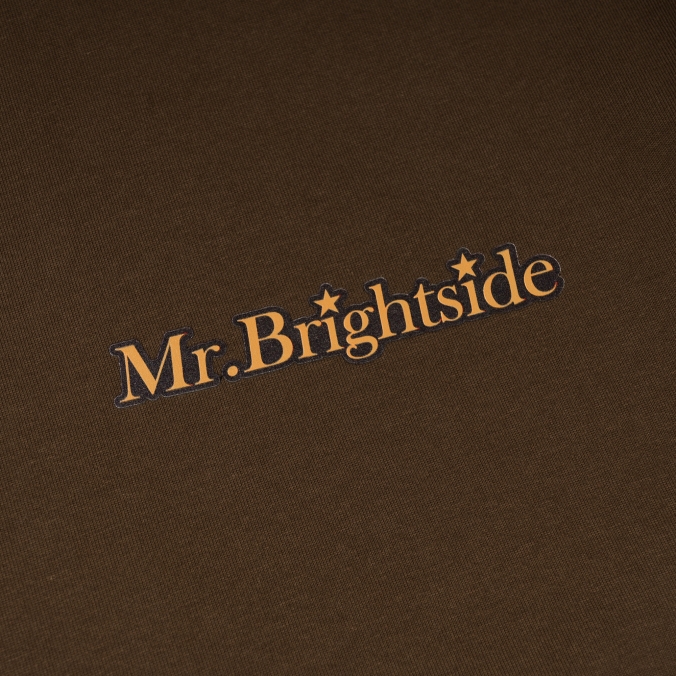 MR BRIGHTSIDE TEE   BROWN