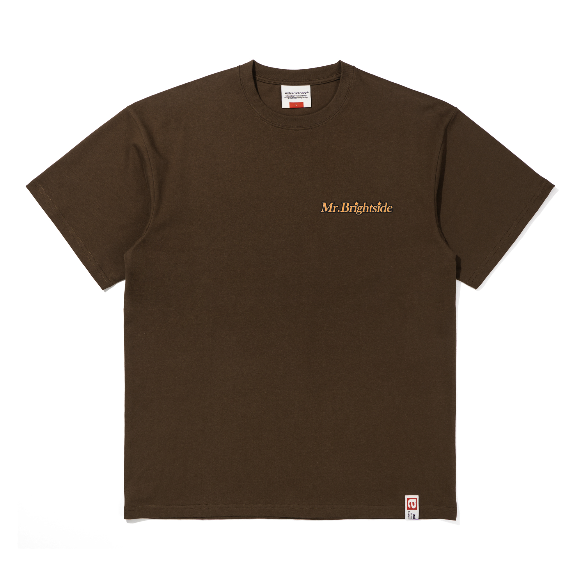 MR BRIGHTSIDE TEE   BROWN