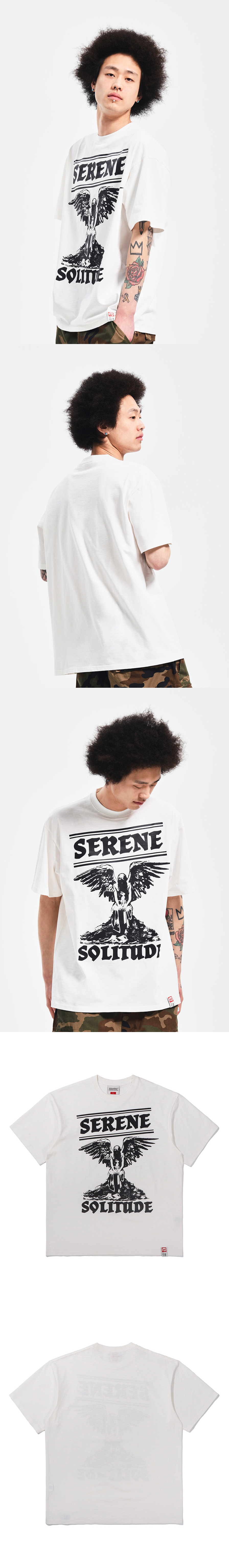 LONELY SERENE TEE   IVORY