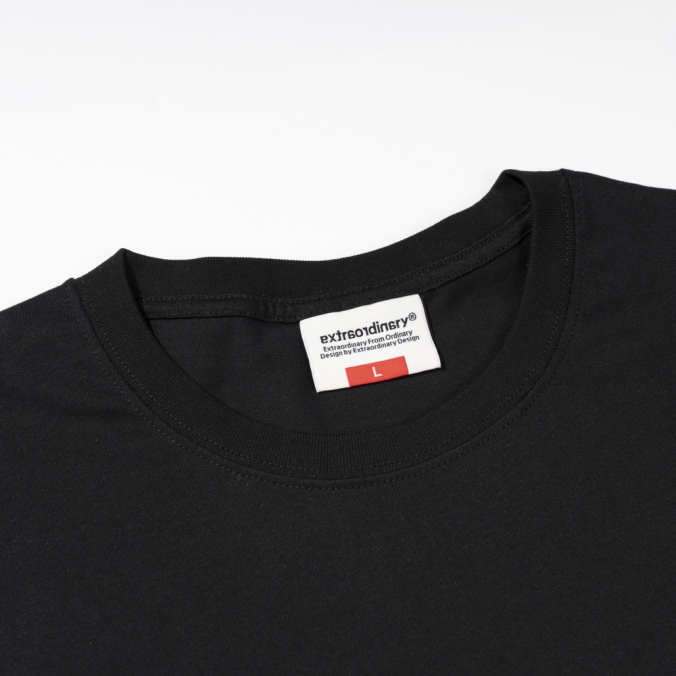 STAINED GLASS TEE   BLACK