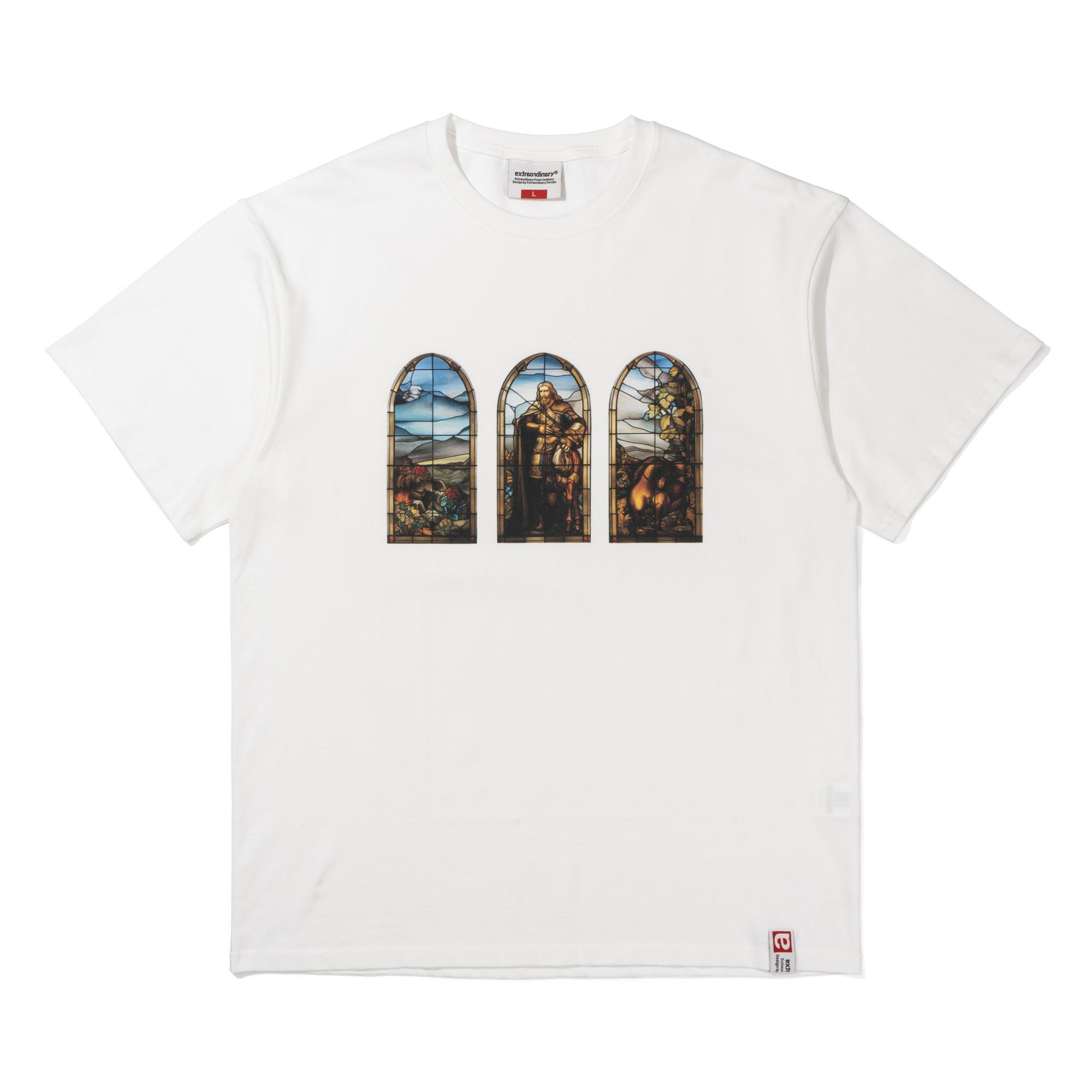 STAINED GLASS TEE   OFF WHITE