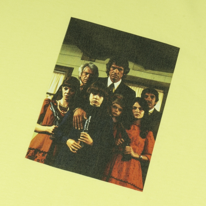 STRANGE FAMILY TEE   LIME