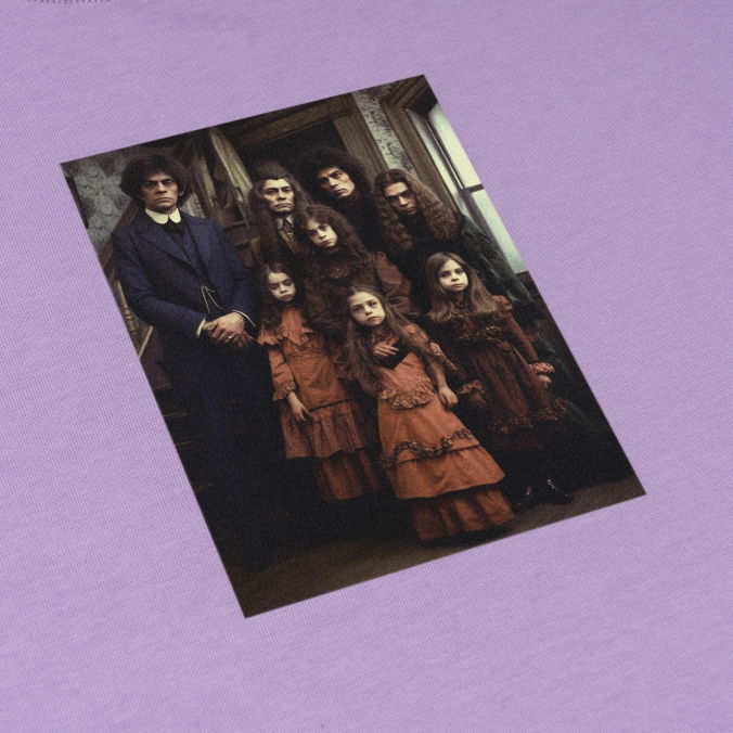MYSTERIOUS FAMILY TEE   PURPLE
