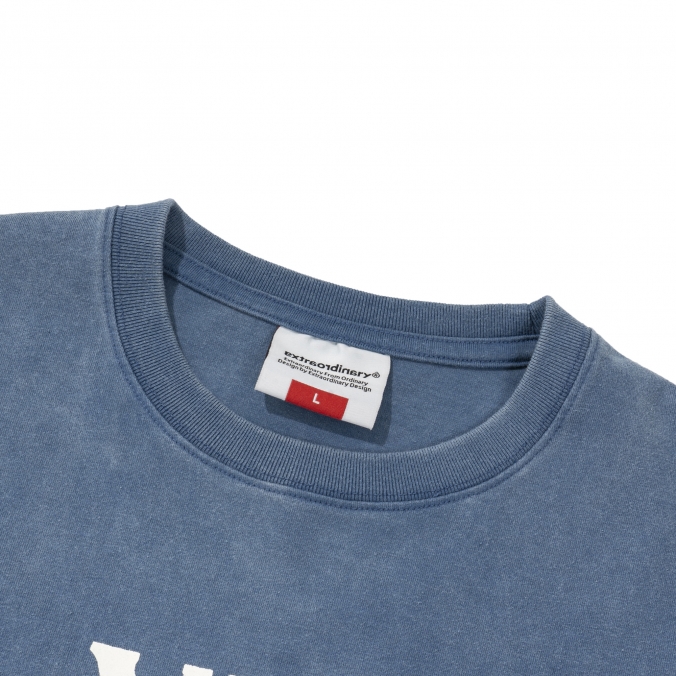 MISCHIEVOUS GIRL TEE   BLUE