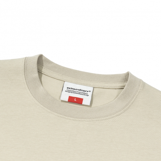 MISCHIEVOUS BOY TEE   BEIGE