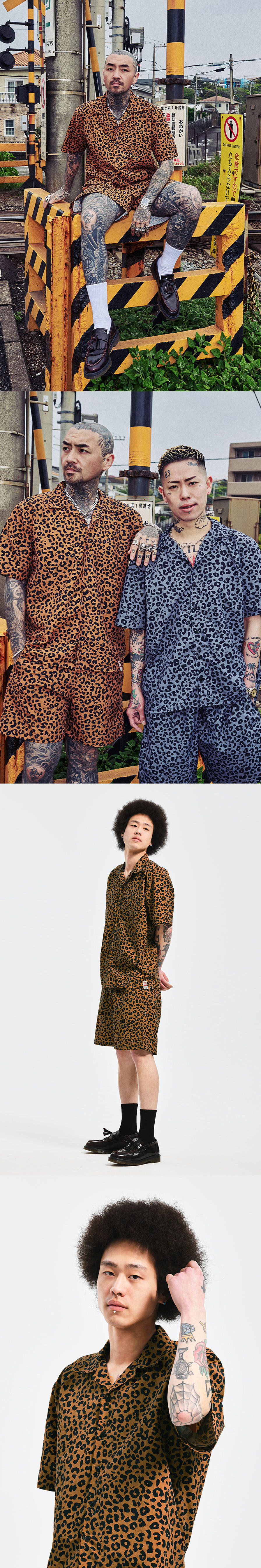 LEOPARD SHIRT   D/BEIGE