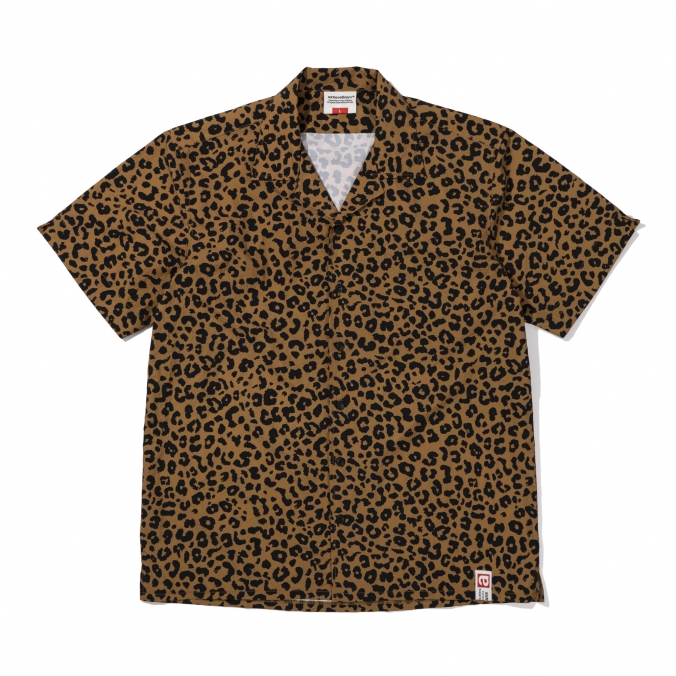 LEOPARD SHIRT   D/BEIGE