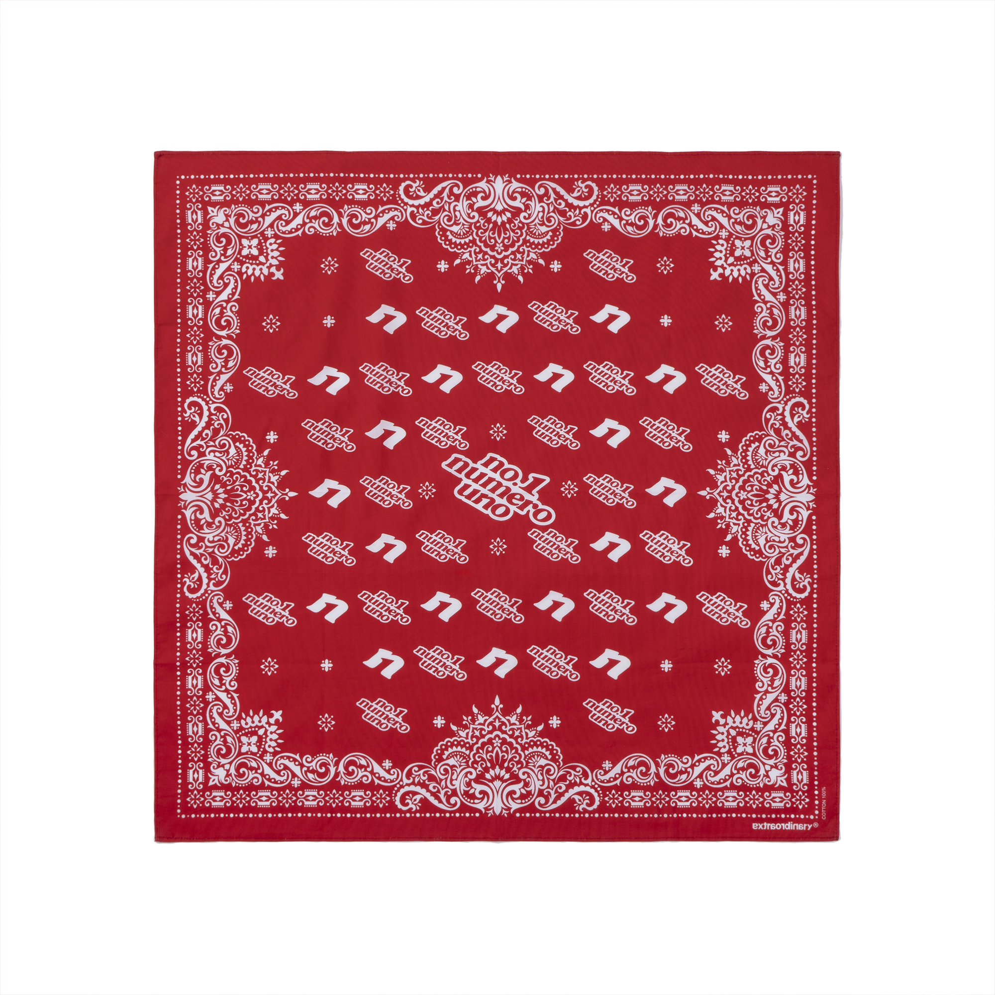 NUMERO UNO BANDANA  RED