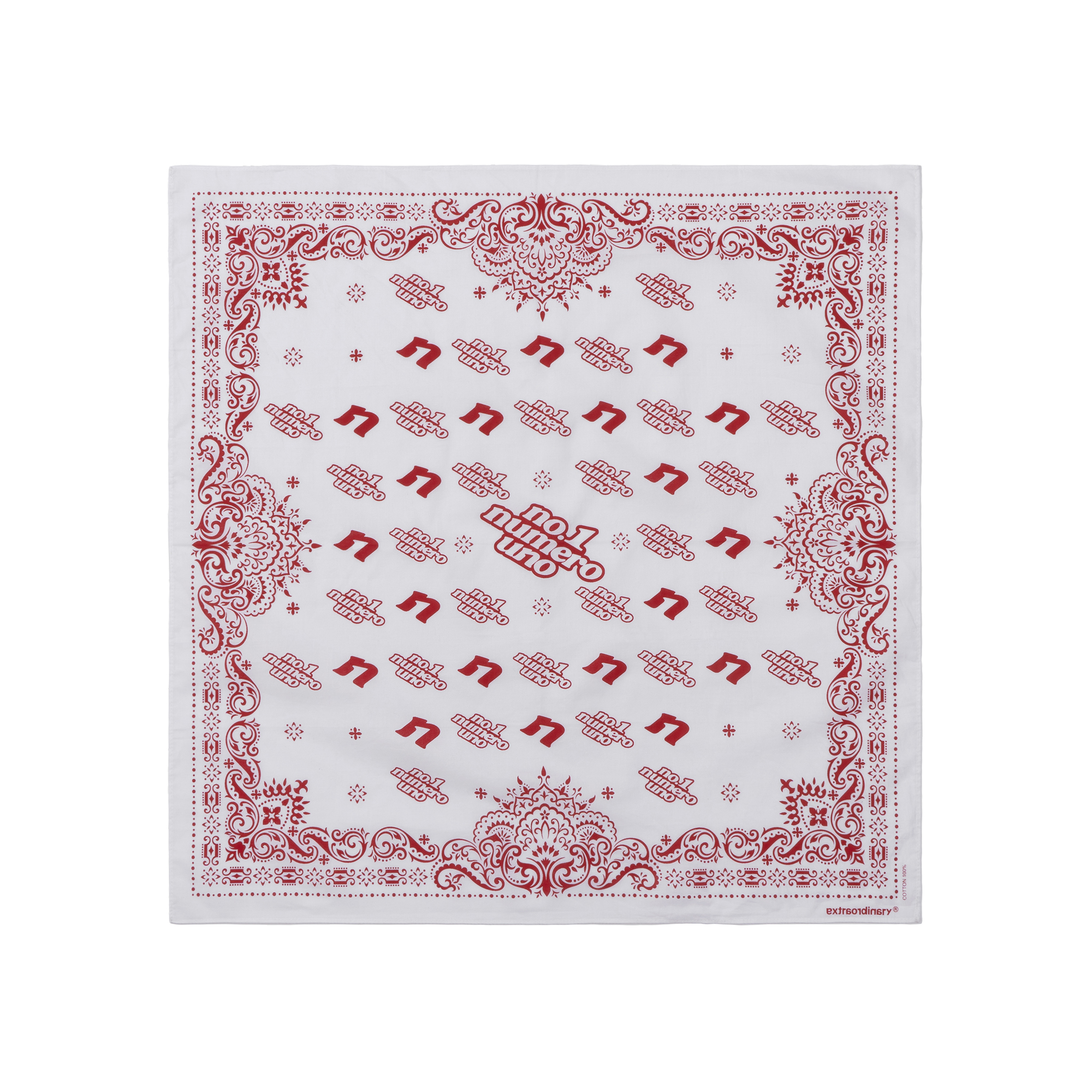 NUMERO UNO BANDANA  WHITE