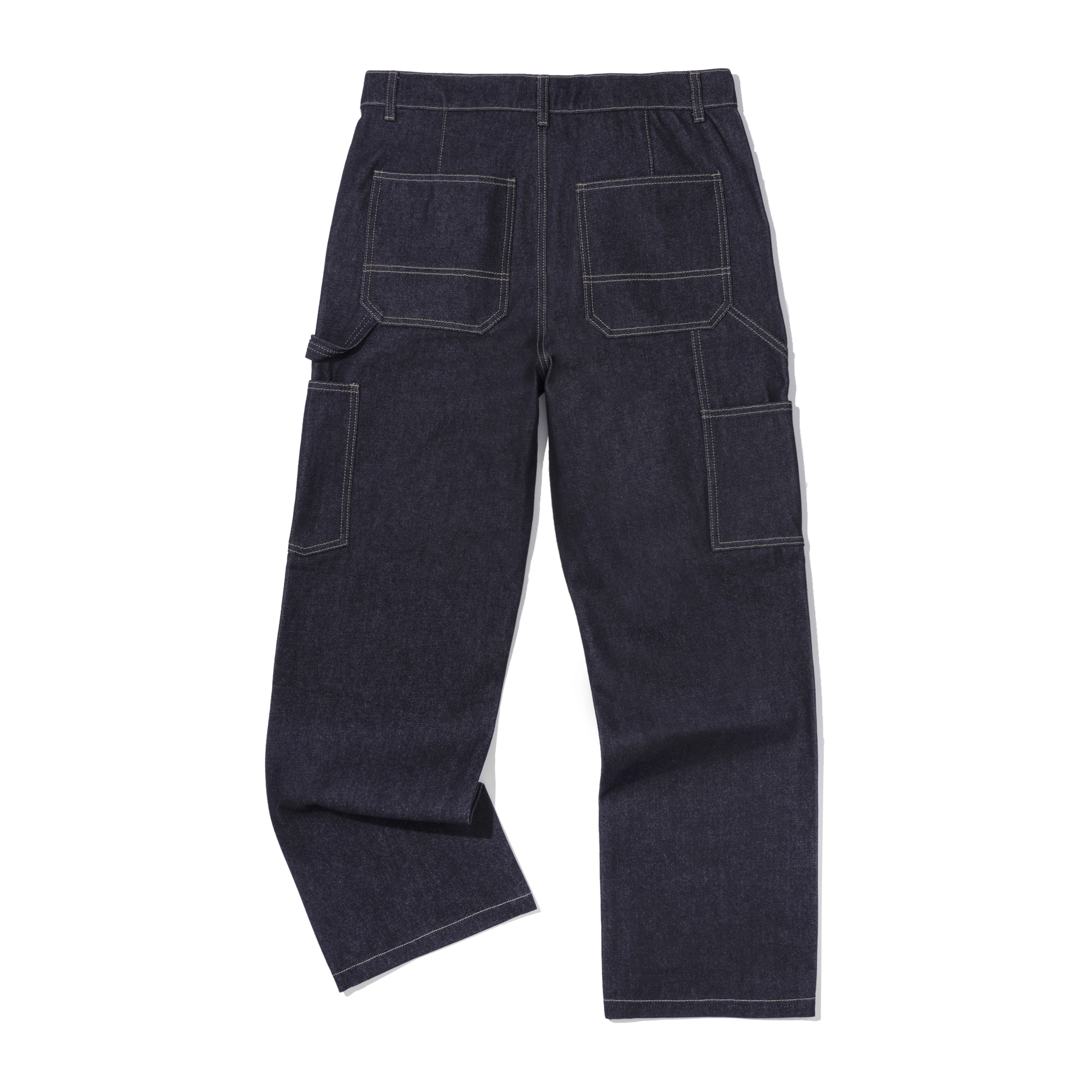 DOUBLE KNEE DENIM RAW DENIM