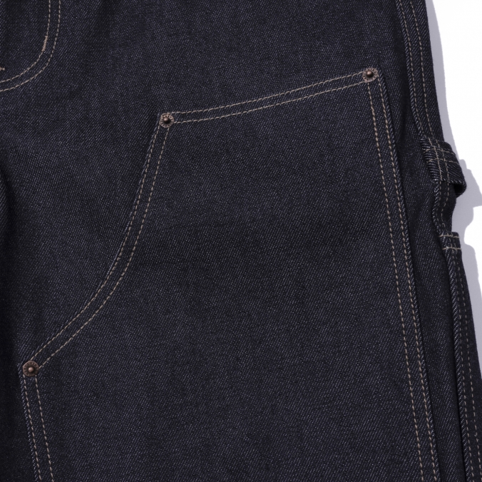 DOUBLE KNEE DENIM RAW DENIM