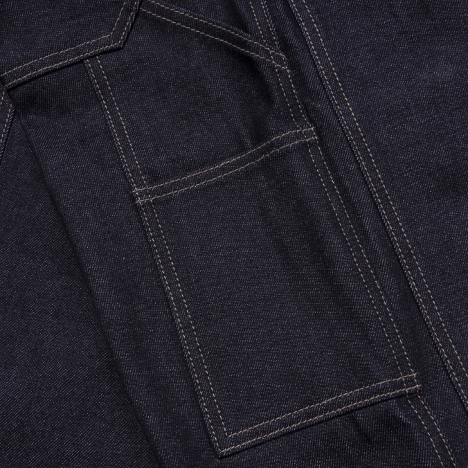DOUBLE KNEE DENIM RAW DENIM