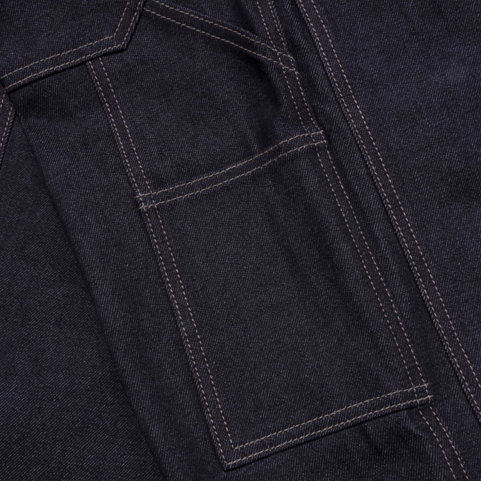 DOUBLE KNEE DENIM RAW DENIM