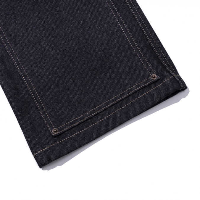 DOUBLE KNEE DENIM RAW DENIM