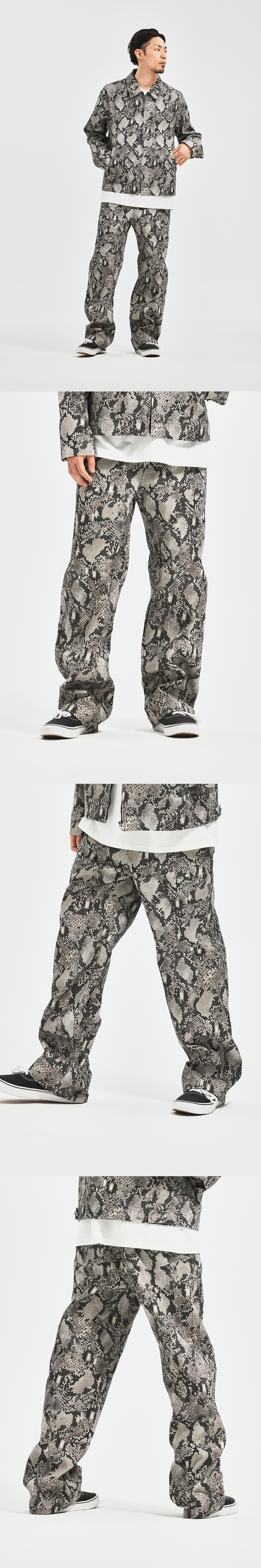 PYTHON PANTS GRAY