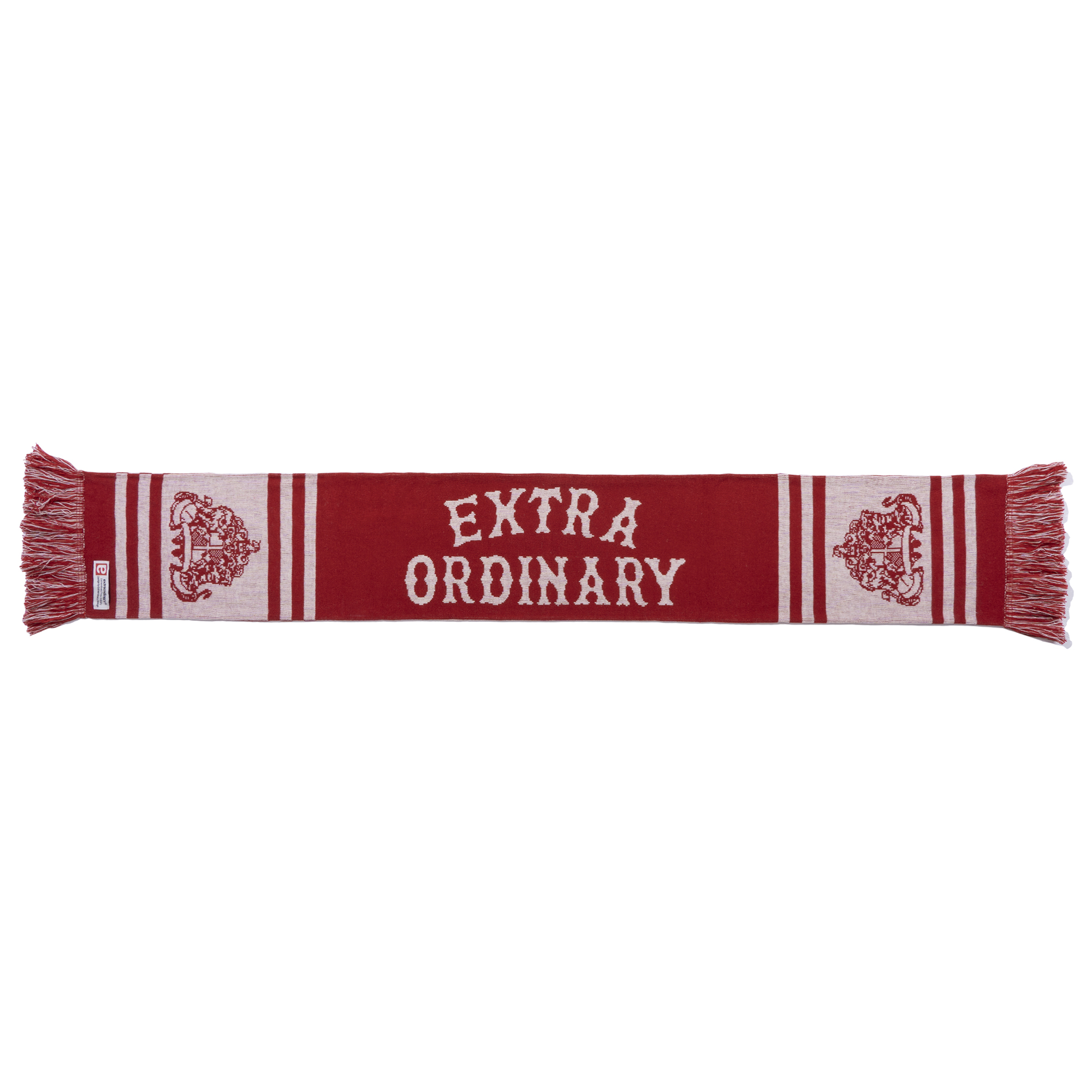 EX JACQUARD MUFFLER  RED