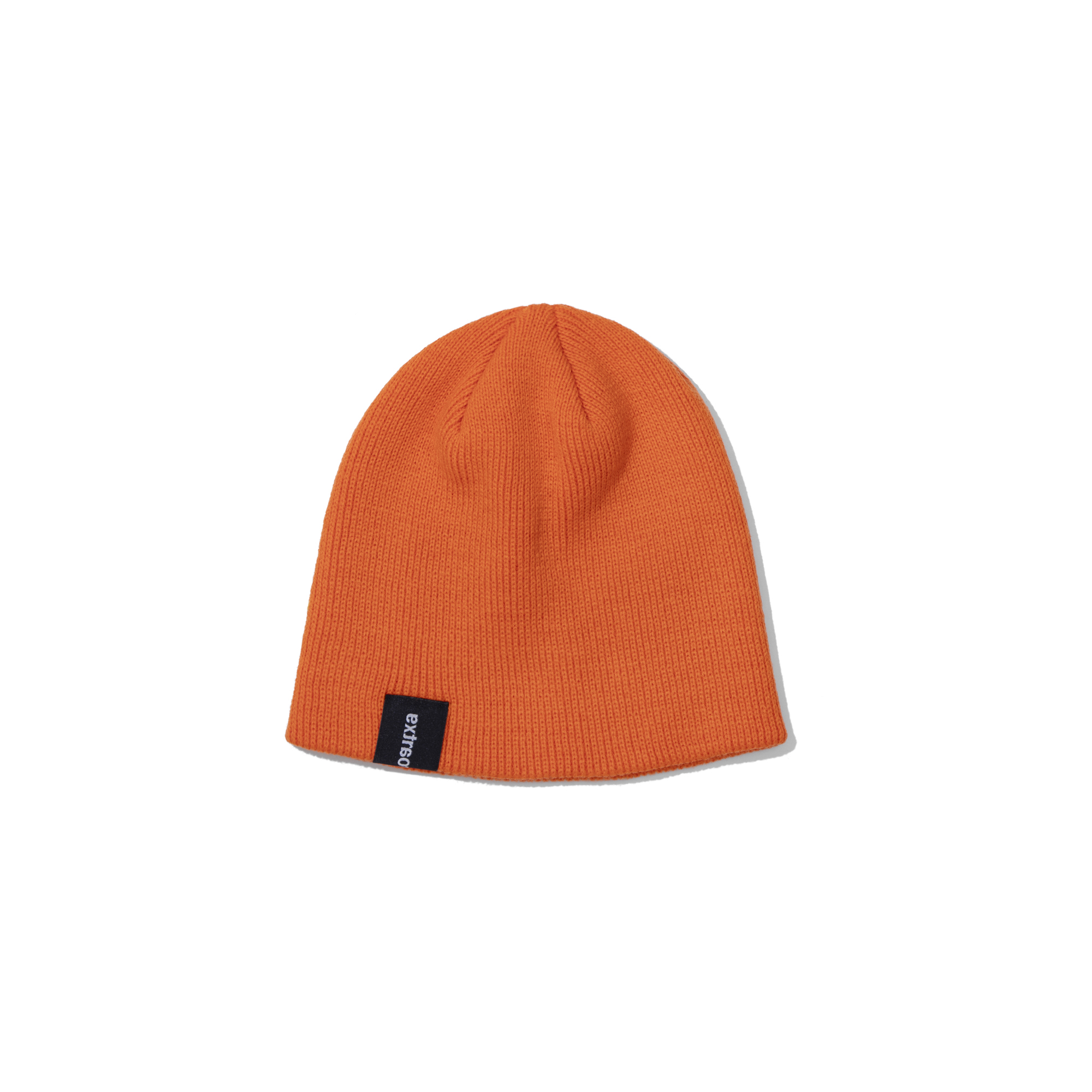 BASIC LOGO SHORT BEANIE  ORANGE