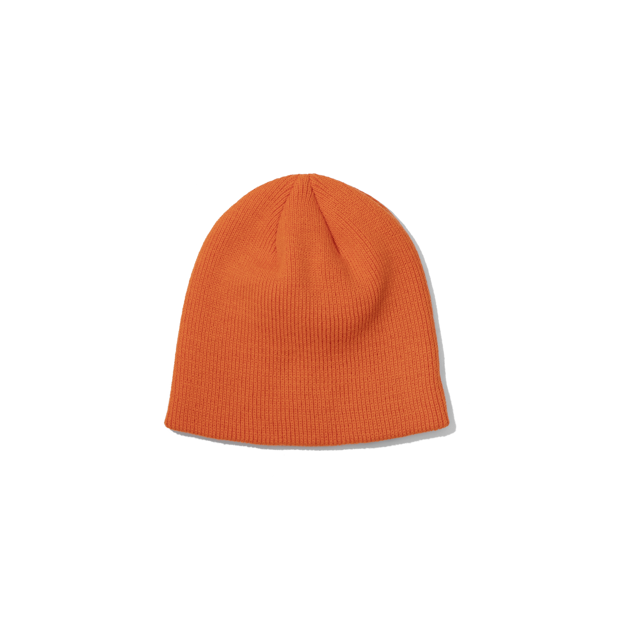 BASIC LOGO SHORT BEANIE  ORANGE