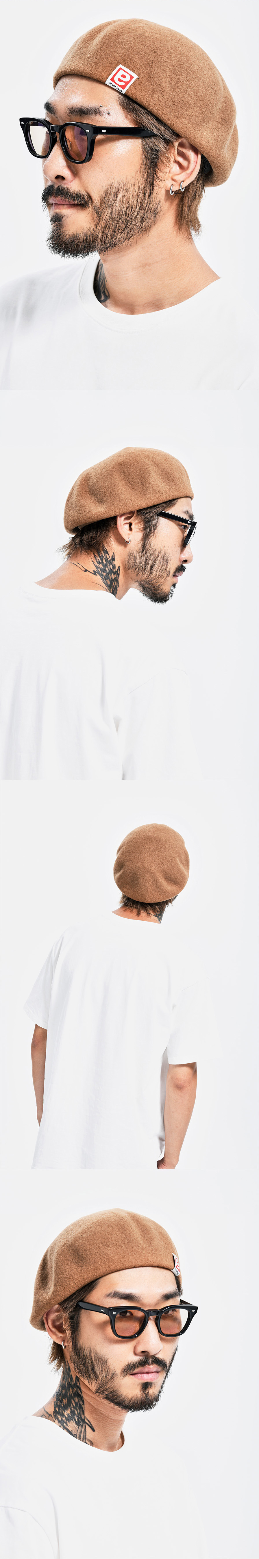 EX BERET HATS  CREAM