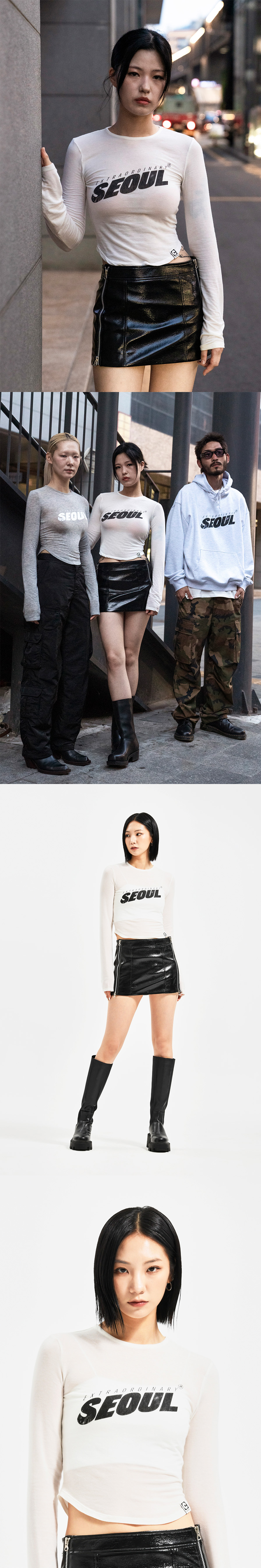 EX SEOUL LONG SLEEVE  OFF WHITE