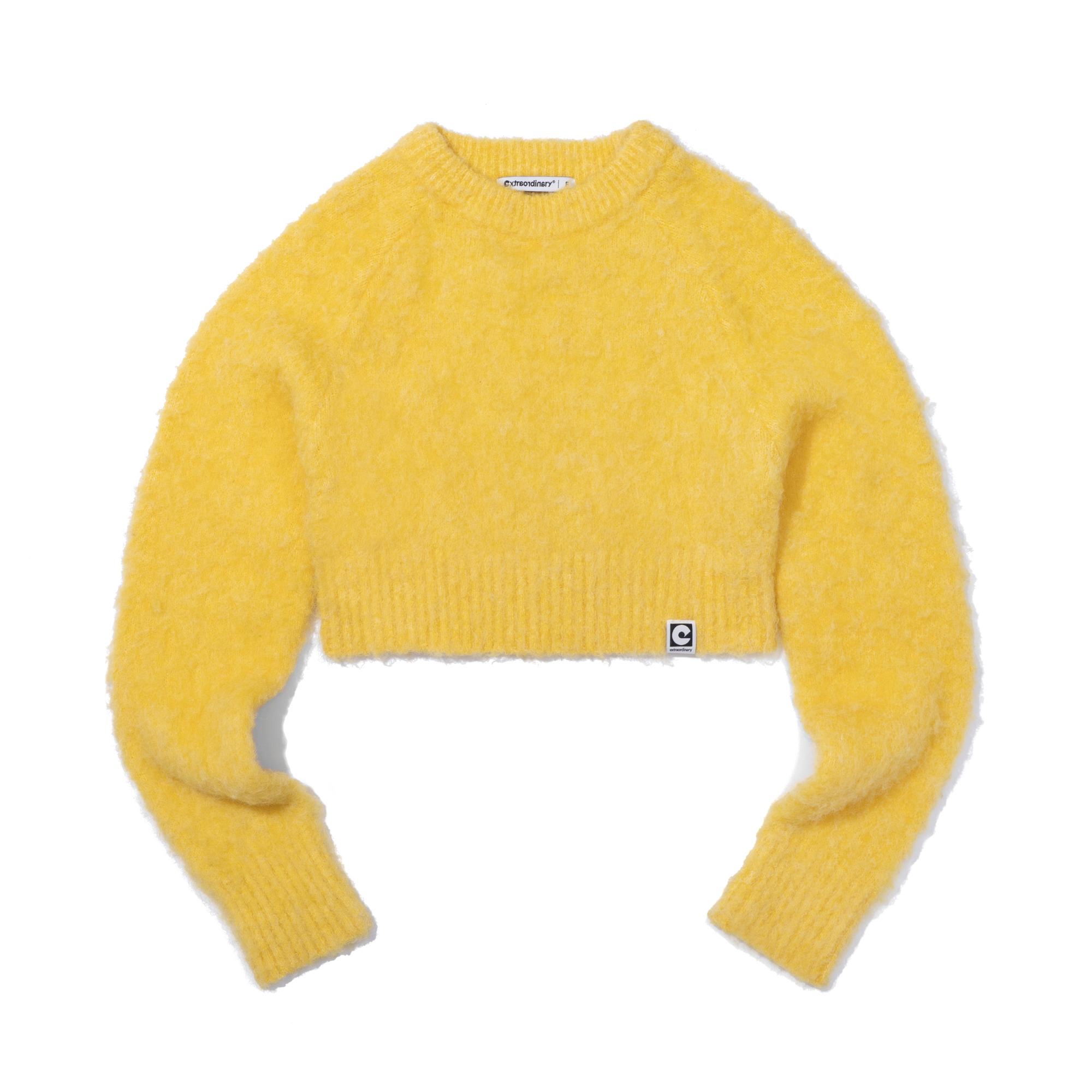 BRUSHED SWEATER  YELLOW