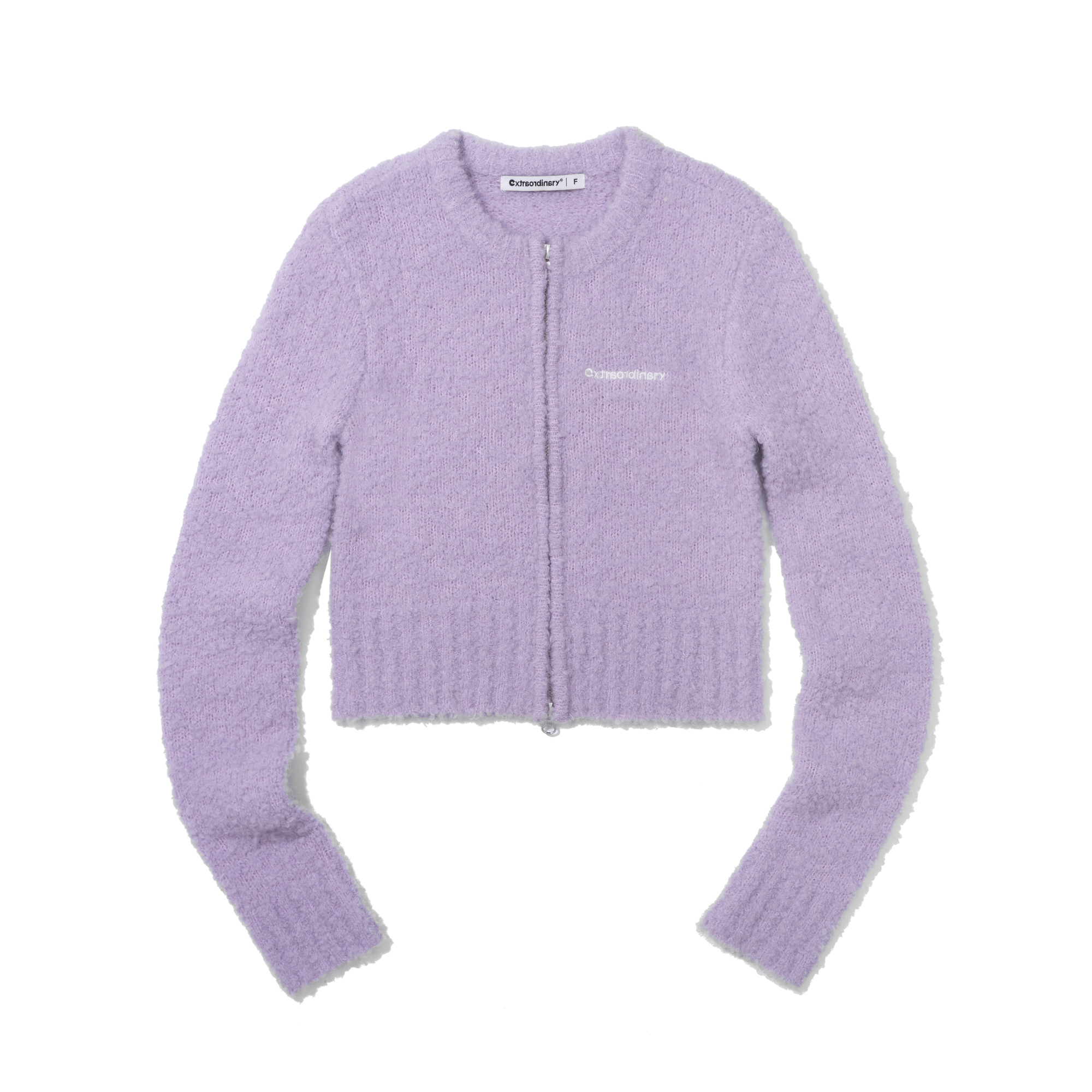 BOUCLE CARDIGAN  PURPLE