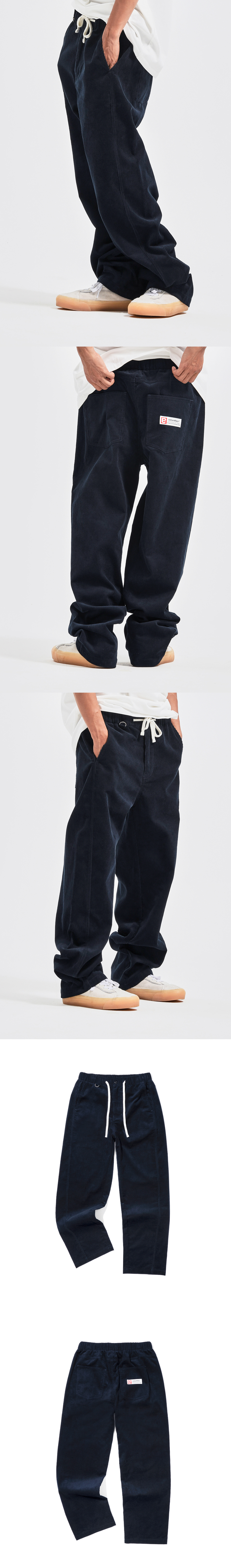 CORDUROY PANTS  NAVY