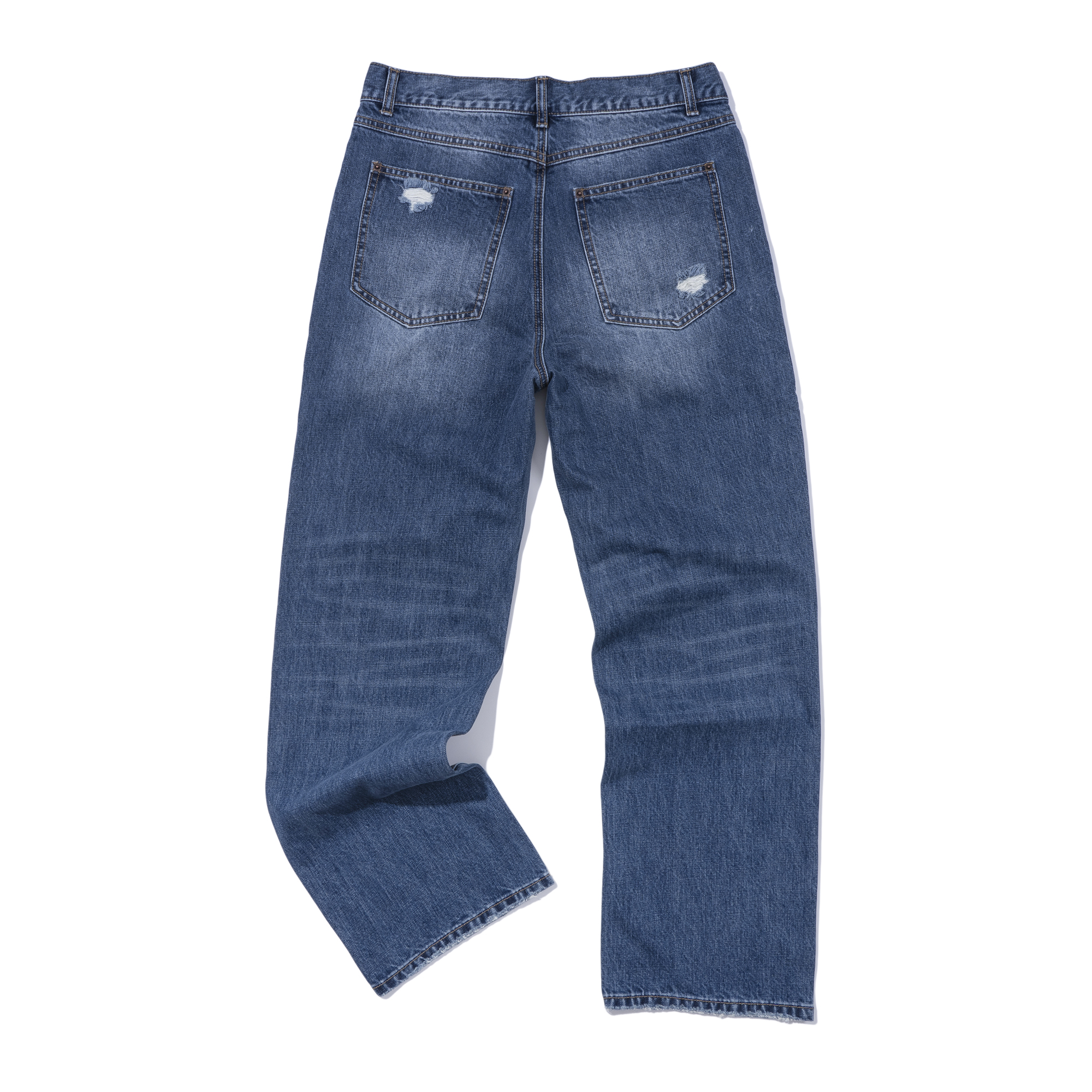 DESTROYED DENIM  INDIGO