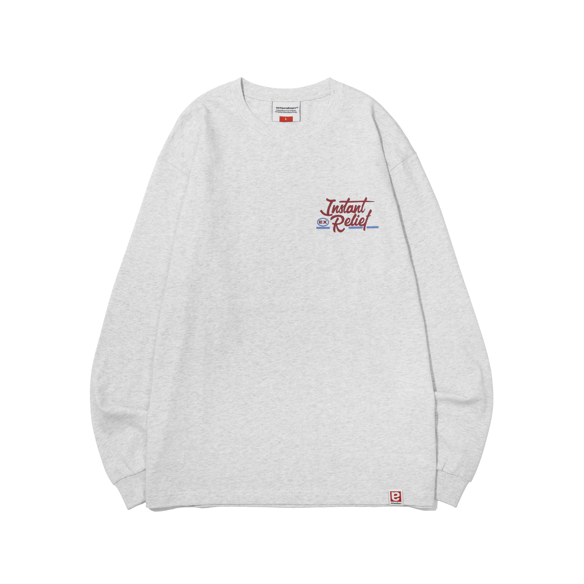 INSTANT RELIEF LONG SLEEVE  L.M/GREY