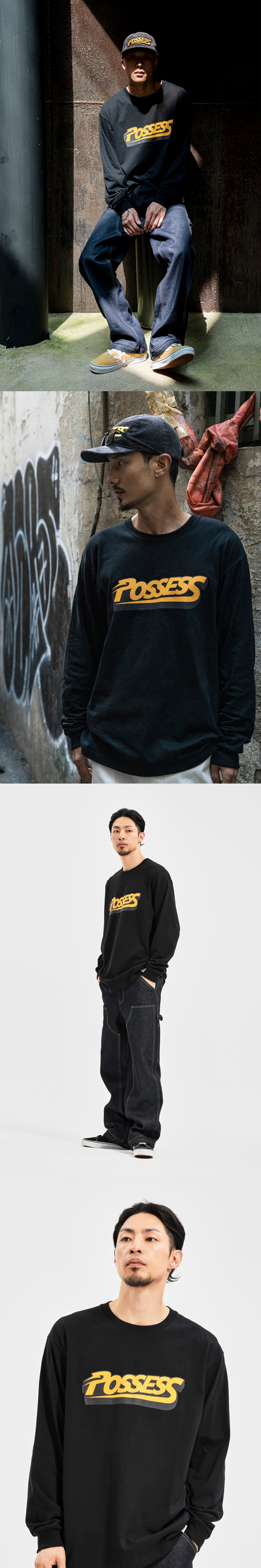 POSSESS LONG SLEEVE  BLACK