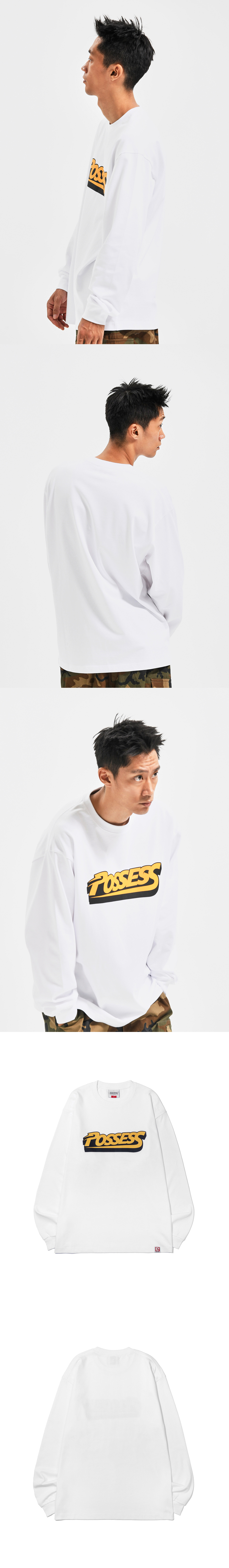 POSSESS LONG SLEEVE  WHITE