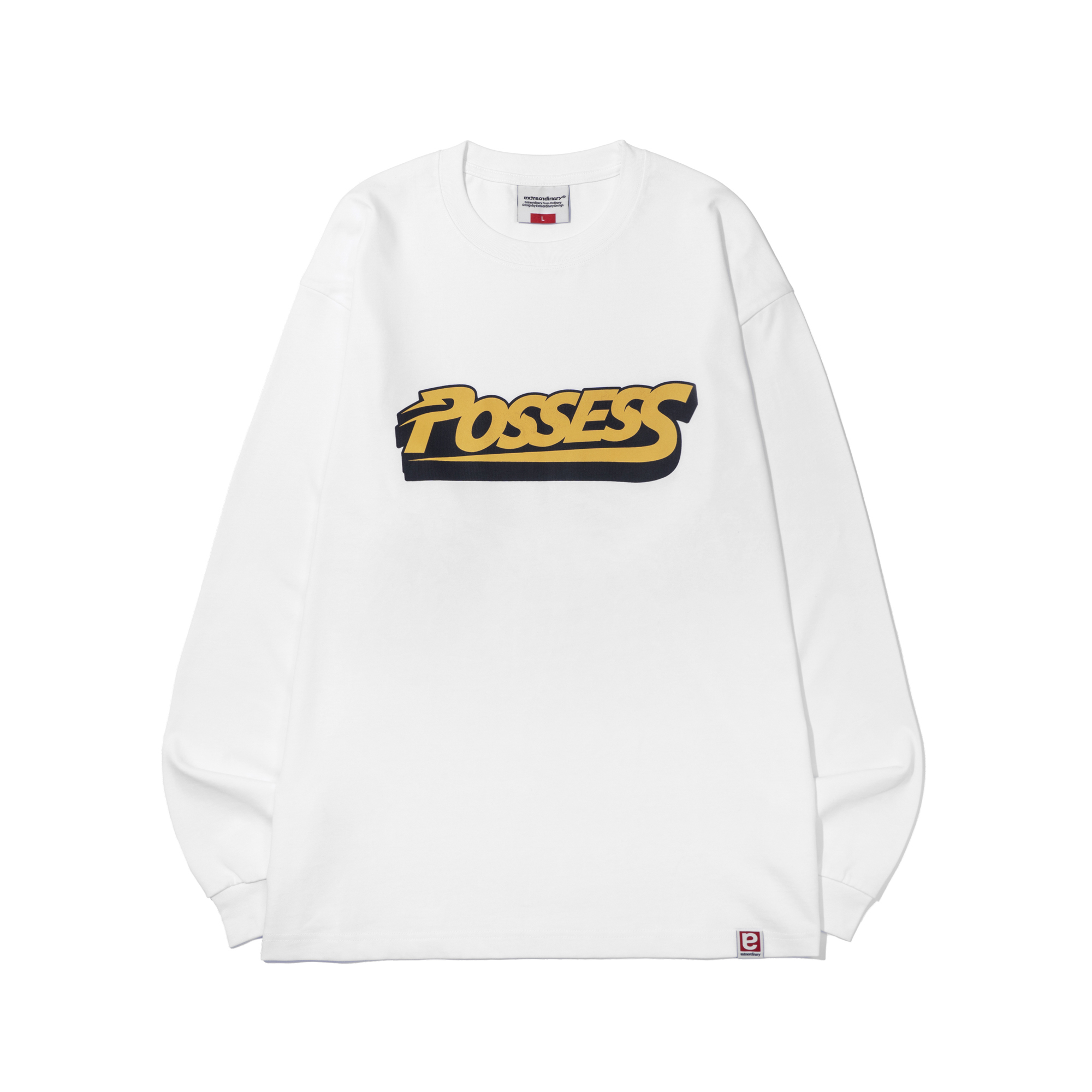 POSSESS LONG SLEEVE  WHITE