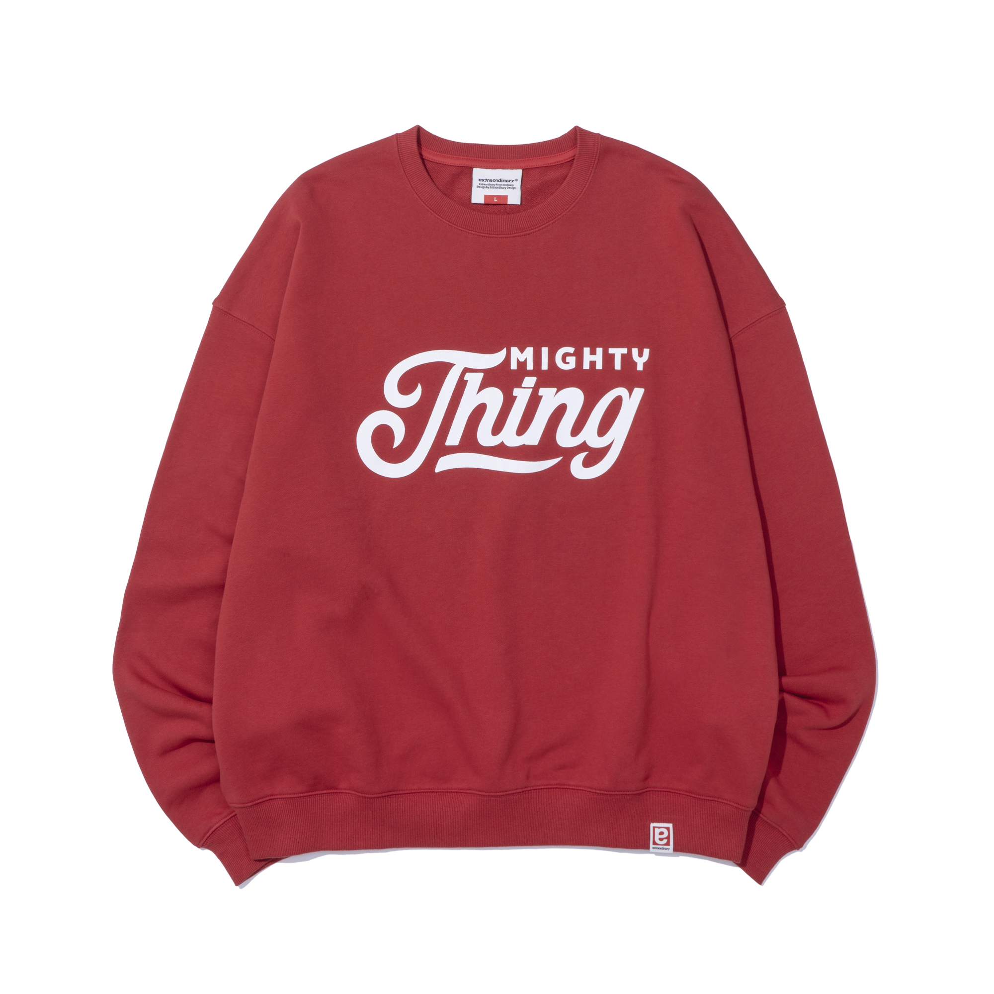 MIGHTY THING CREWNECK  RED