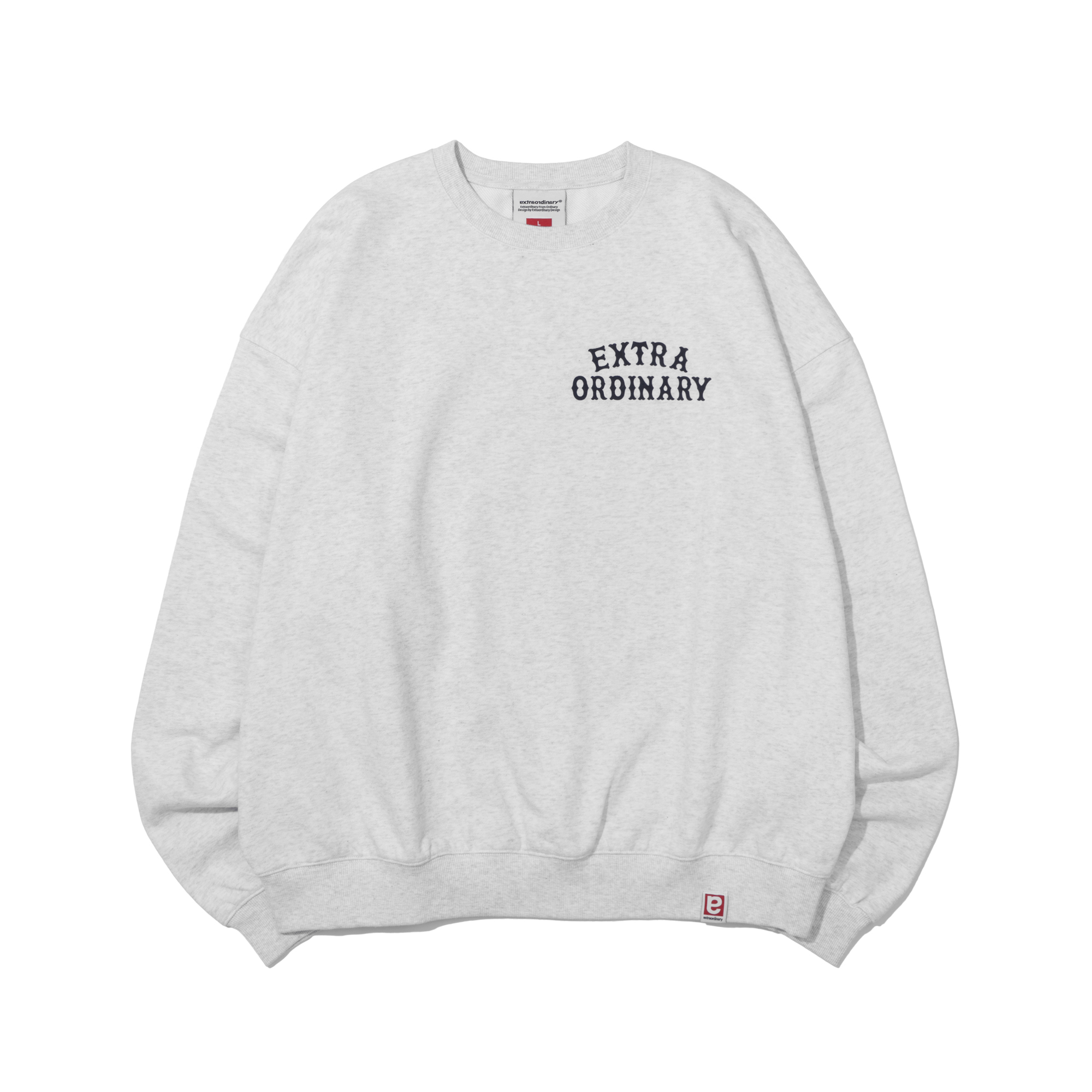 EX LOGO CREWNECK  L.M/GREY